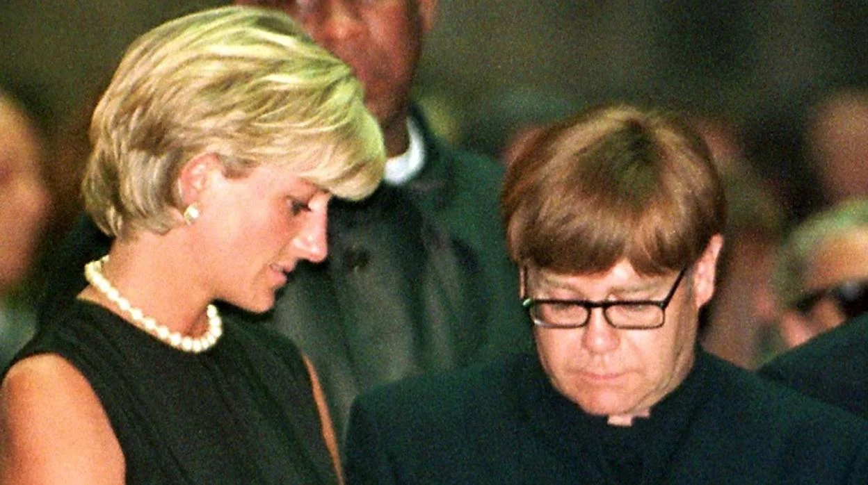 Diana de Gales y Elton John