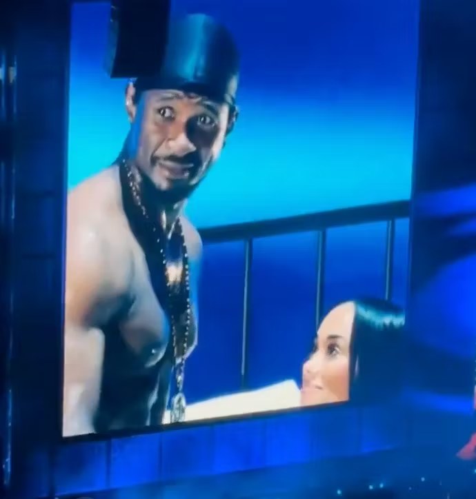 Usher retira del escenario a una fan por su incómoda reacción durante su show