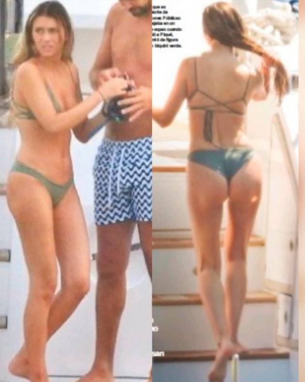 Clara Chía reaparece en bikini durante sus vacaciones y vuelve a generar comparaciones con Shakira