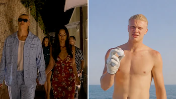 Erling Haaland disfrutó de unos días de descanso en Sicilia junto a su novia, Isabel Haugseng Johansen, entre salidas en yate y actividades recreativas (YouTube)