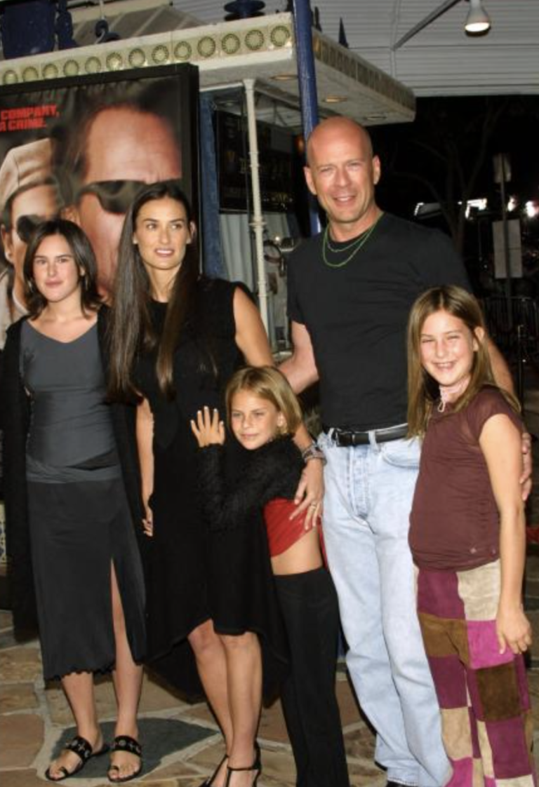 Así son hoy Rumer, Scout y Tallulah, hijas de Demi Moore y Bruce Willis