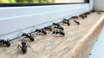 Hormigas en la ventana. (Adobe Stock)