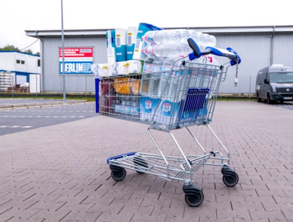 Carrito de mercado.