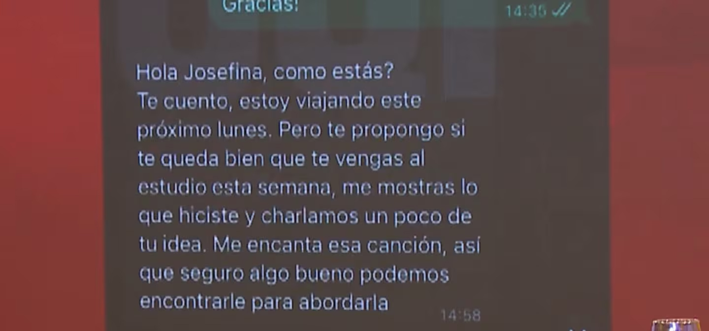 Chats entre Emanuel Ortega y Josefina Lynch: qué desencadenó el enojo de Julieta Prandi