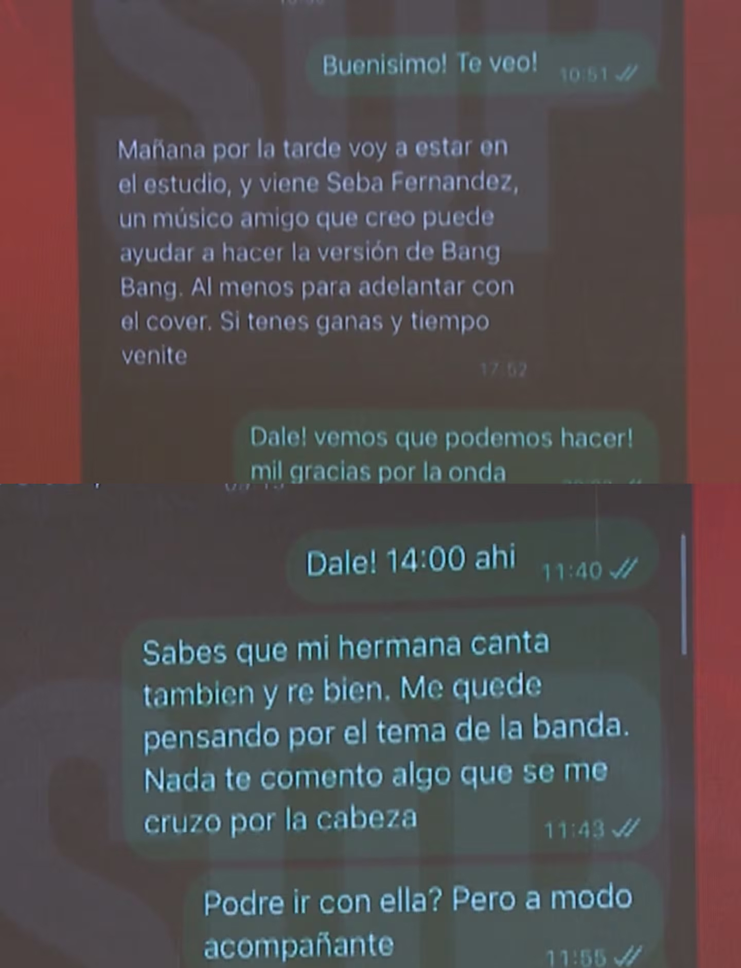 Chats entre Emanuel Ortega y Josefina Lynch: qué desencadenó el enojo de Julieta Prandi
