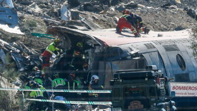 Accidente de tren en Urda, Toledo, España.